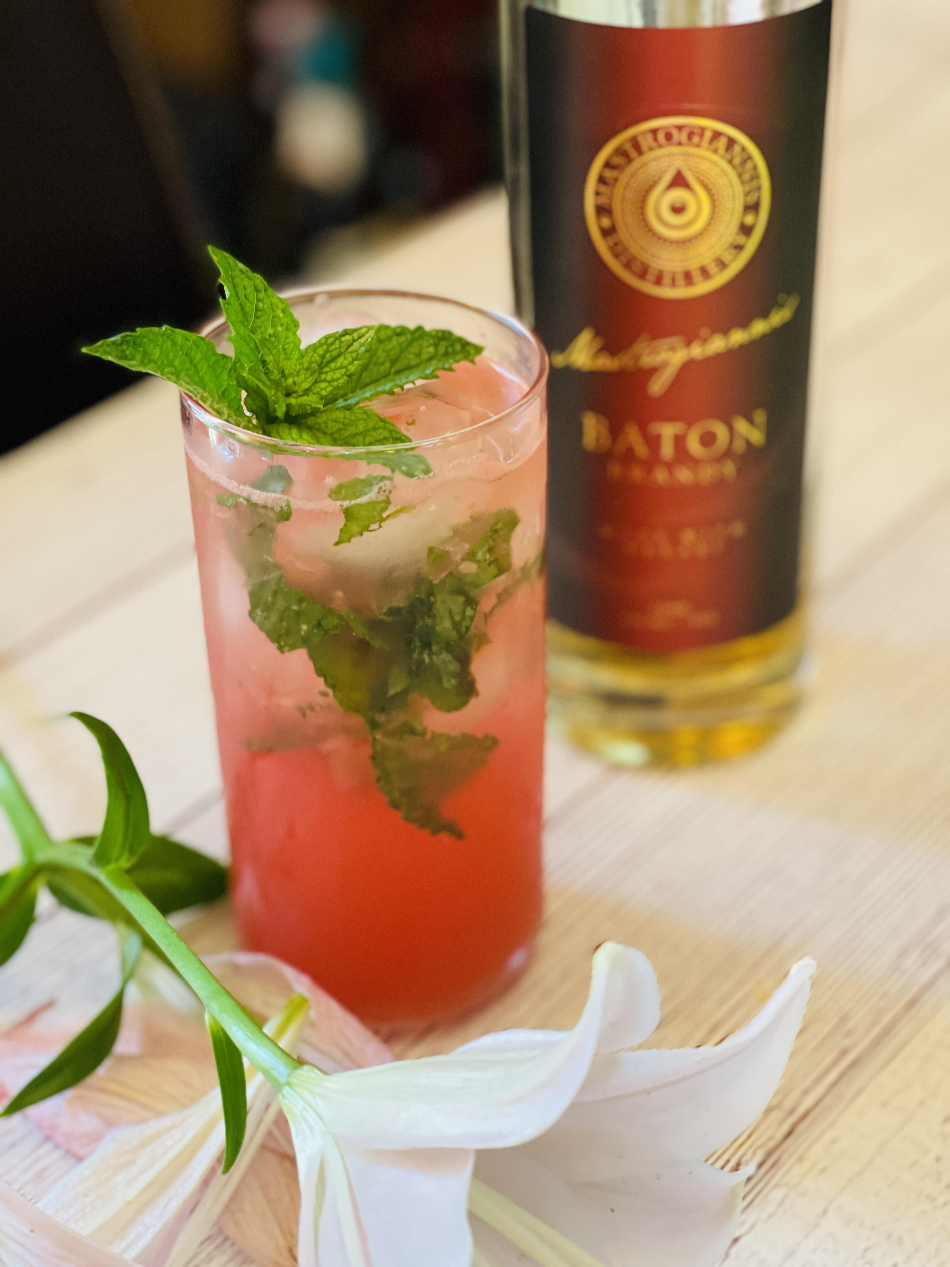 Watermelon Baton Mojito